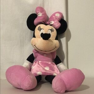 Disney Pink Minnie Mouse Plush 18”